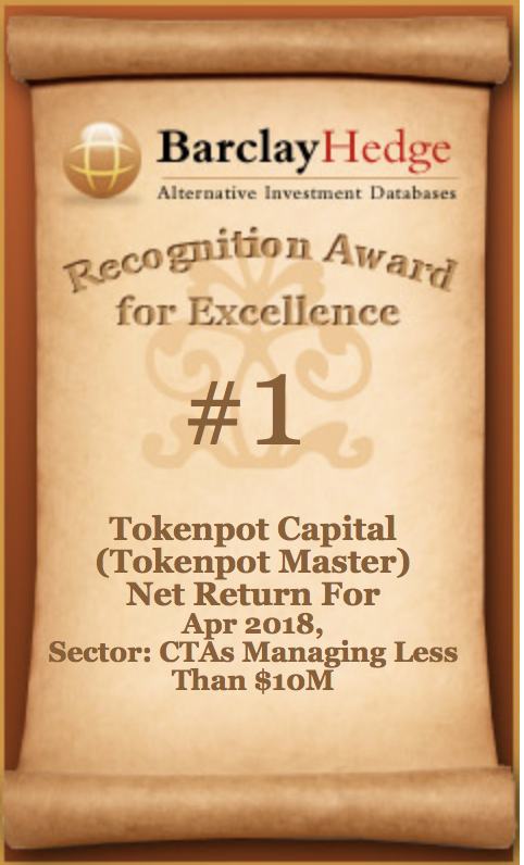 BarclayHedge Recognition Award — April 2018 #1