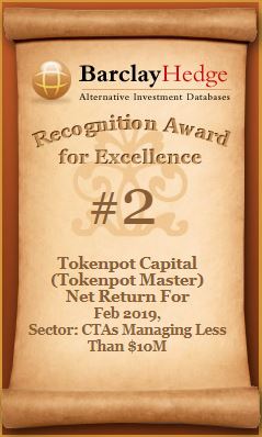 BarclayHedge Recognition Award — February 2019 #2